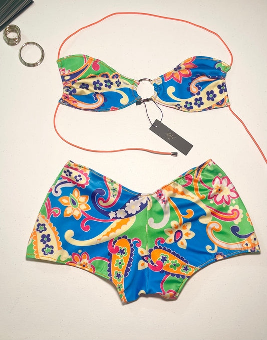 NEON PAISLEY SET
